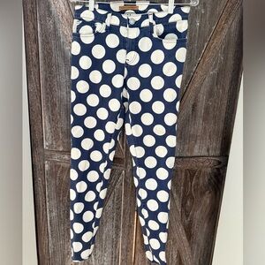 Rebecca Minkoff Dot Print Twill Jeans Size 28